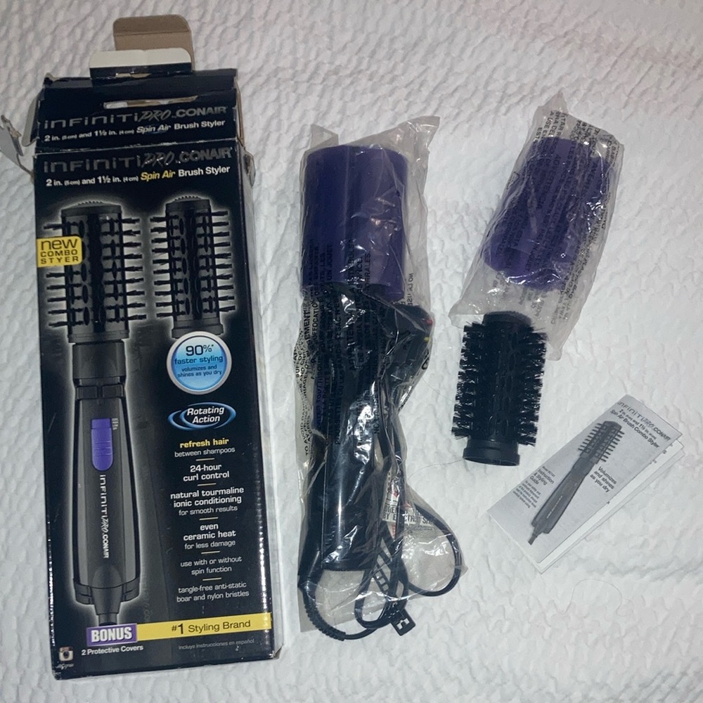 Infiniti Pro by CONAIR 2in. & 1 1/2 in. Spin Air Brush Styler